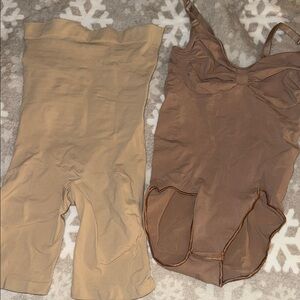 SKIMS BUNDLE Tan and Brown Shapewear Set